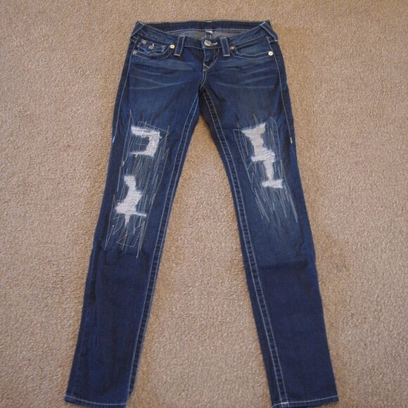 Like New Excellent Condition True Religion Women Jeans sz 26 Made in Mexico - Picture 1 of 5